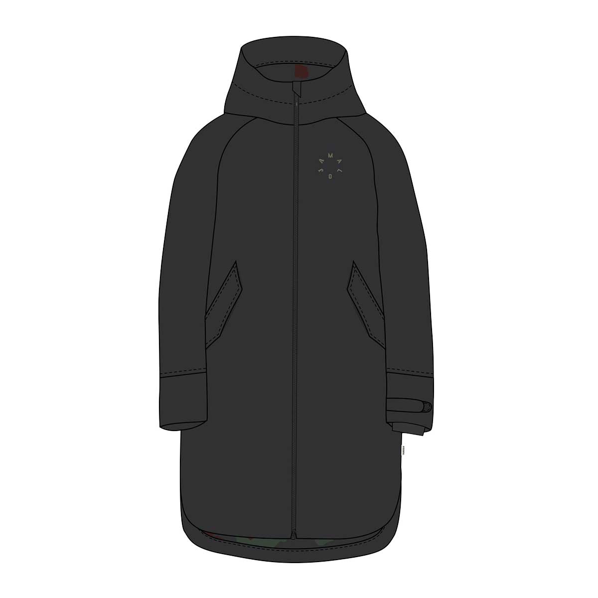 Maloja KareckM. Coat Women's in Moonless